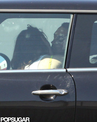 Kristen Stewart kissed Rupert Sanders on the side of the road.
Kristen Stewart kissed Rupert Sanders on the side of the road.