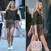 Jessica Hart Wearing a Mini Skirt