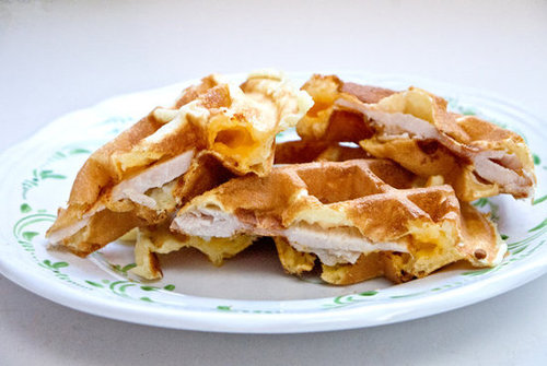 Turkey Cheese Waffles Turkey Cheese Waffles