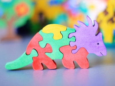 Wooden Puzzle Dinosaur ($10)