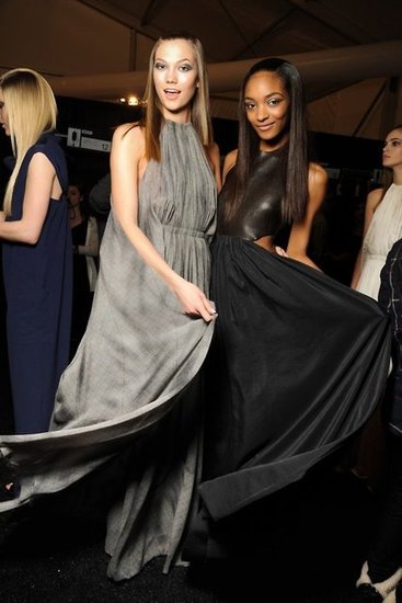 Karlie Kloss and Jourdan Dunn