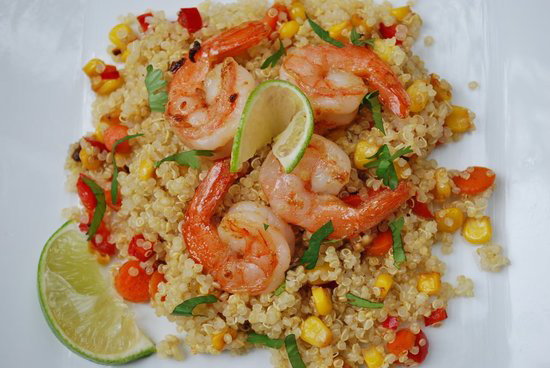 Ginger-Lime Shrimp Quinoa Ginger-Lime Shrimp Quinoa