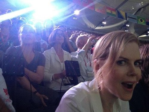 Nicole Kidman shared a photo of herself at Olympic Stadium in September.
Source: Facebook user Nicole Kidman
Nicole Kidman shared a photo of herself at Olympic Stadium in September.
Source: Facebook user Nicole Kidman