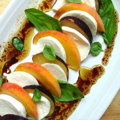 Stone Fruit Caprese Salad Recipe