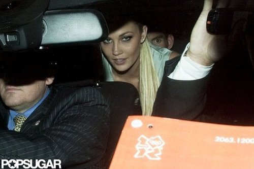 Michael Phelps and girlfriend Megan Rossee were together leaving the Speedo party in London.
Michael Phelps and girlfriend Megan Rossee were together leaving the Speedo party in London.