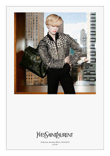 Raquel Zimmerman is the face of Yves Saint Laurent's Fall 2012 ads.
Raquel Zimmerman is the face of Yves Saint Laurent's Fall 2012 ads.