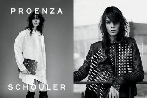 What's black, white, cool all over? Proenza Schouler's Fall 2012 ad campaign.
What's black, white, cool all over? Proenza Schouler's Fall 2012 ad campaign.