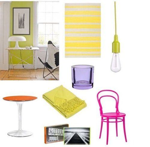 How to Decorate With Neon Accessories