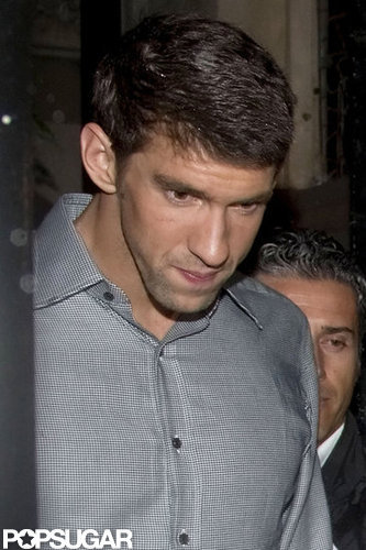 Michael Phelps Parties With Swimming Pals in London Michael Phelps Parties With Swimming Pals in London