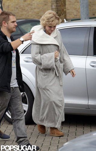 Naomi Watts arrived on set to film as Princess Diana.
Naomi Watts arrived on set to film as Princess Diana.
