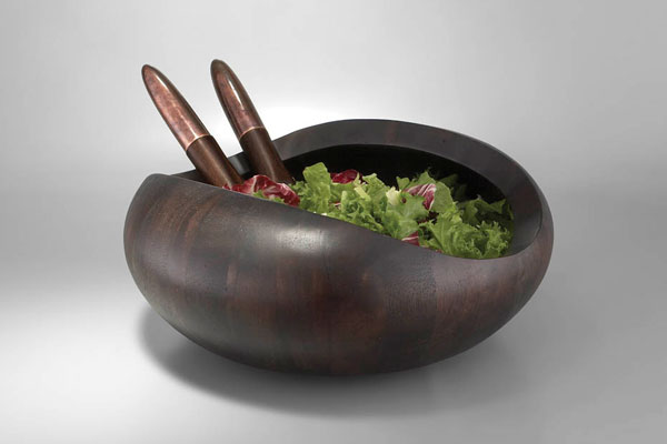 terrablack :: Décor :: Nambé Wood Salad Bowls