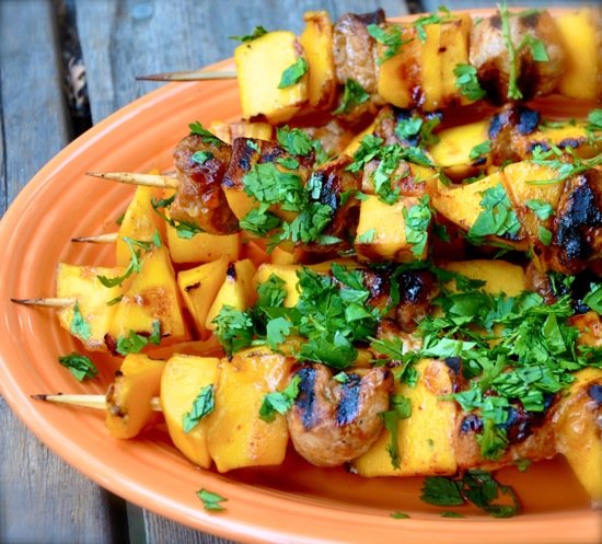 Pork 'n' Mango Skewers Pork 'n' Mango Skewers
