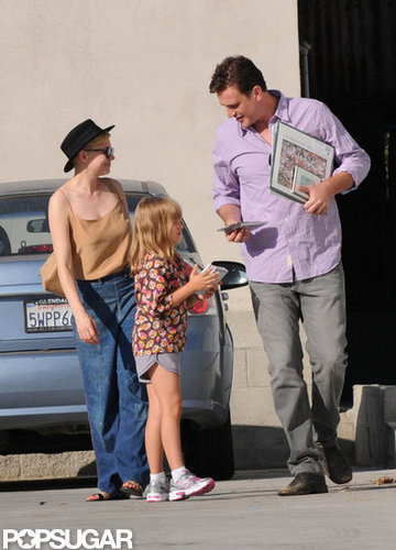 Michelle Williams and Jason Segel laughed with Matilda Ledger while out and about together in LA.
Michelle Williams and Jason Segel laughed with Matilda Ledger while out and about together in LA.