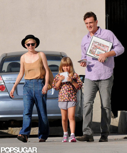 Michelle Williams, Jason Segel, and Matilda Ledger were out and about together in LA.
Michelle Williams, Jason Segel, and Matilda Ledger were out and about together in LA.