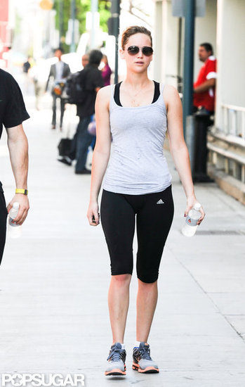 Jennifer Lawrence Works on Her Fitness During an LA Gym Trip Jennifer Lawrence Works on Her Fitness During an LA Gym Trip