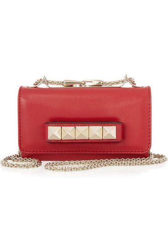 Valentino | Mini VaVaVoom leather shoulder bag | NET-A-PORTER.COM