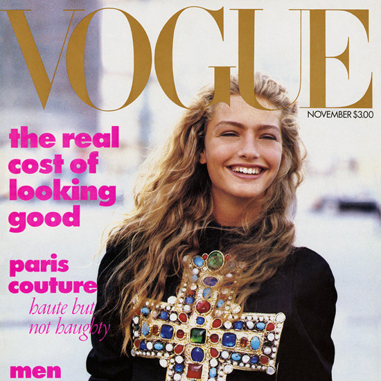 Anna Wintour on Her Very First Vogue Cover Anna Wintour on Her Very First Vogue Cover