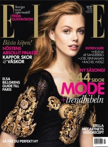 Elle Sweden September 2012 Elle Sweden September 2012
