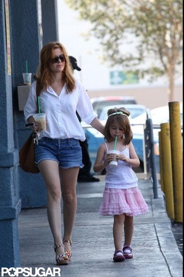 Isla and Olive Beat the Heat With a Stop at Starbucks Isla and Olive Beat the Heat With a Stop at Starbucks