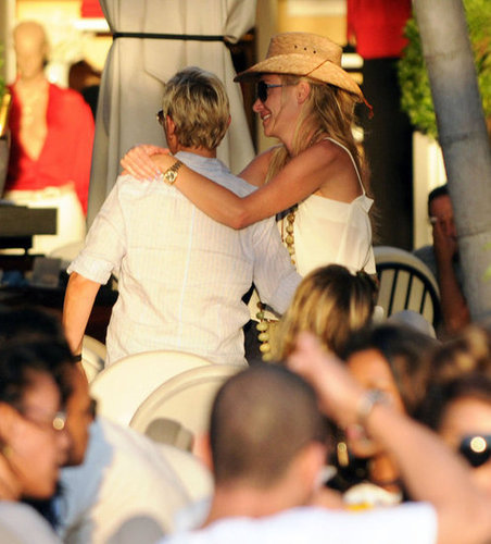 Portia de Rossi showed Ellen DeGeneres love in St. Barts in December 2010.
Portia de Rossi showed Ellen DeGeneres love in St. Barts in December 2010.