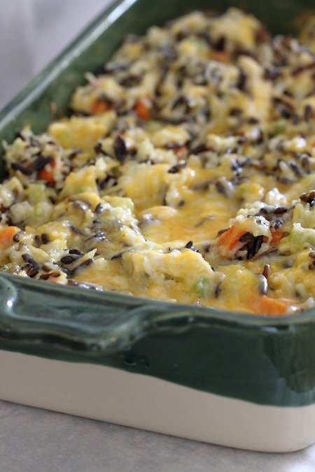 Cheesy Chicken Wild Rice Casserole Cheesy Chicken Wild Rice Casserole