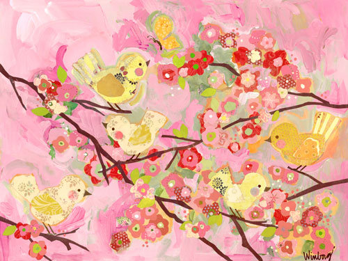 Cherry Blossom Birdies ($119)