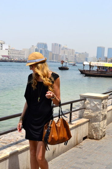 Simple Black Jersey Dress