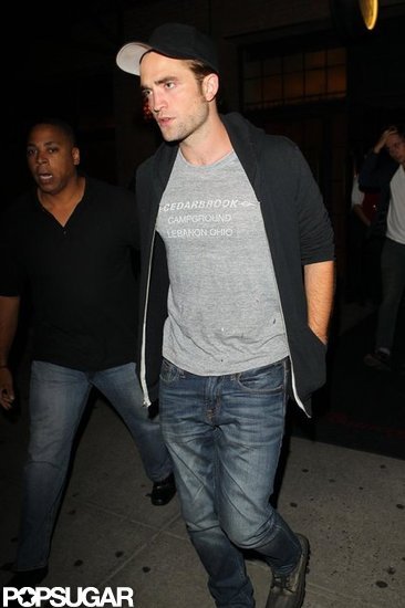 Robert Pattinson went out in the East Village in NYC.
Robert Pattinson went out in the East Village in NYC.