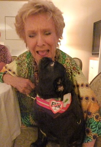 Phoebe Rose, Celebrity Pug Meets Actress and Animal Advocate, Cloris Leachman