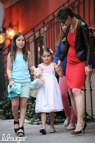 Katie Holmes and Suri Cruise made a stop at Alice's Tea Cup in NYC.
Katie Holmes and Suri Cruise made a stop at Alice's Tea Cup in NYC.