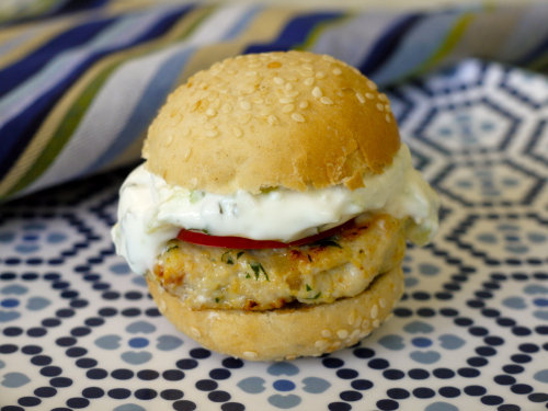 Middle Eastern Chicken Burgers Middle Eastern Chicken Burgers
