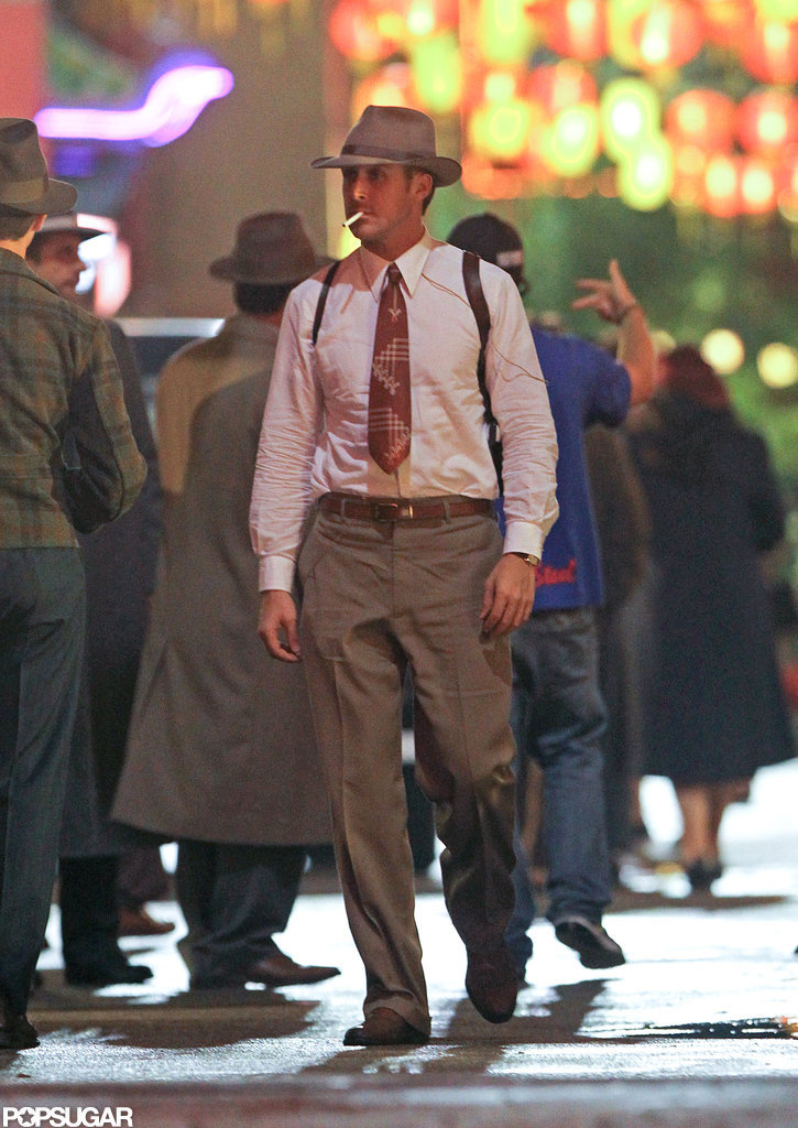 Ryan Gosling Returns For Late-Night Gangster Squad Reshoots Ryan Gosling Returns For Late-Night Gangster Squad Reshoots