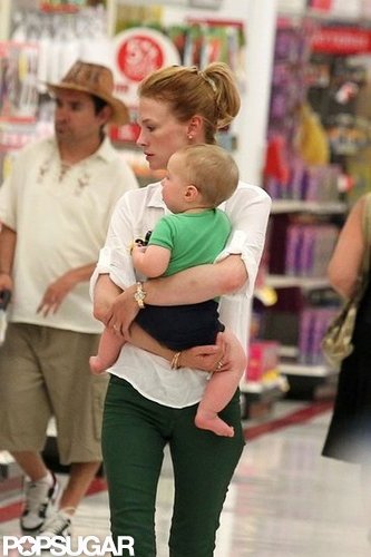 January Jones Takes Her Little Man to Target as Her Mystery Guy Gets ID'd January Jones Takes Her Little Man to Target as Her Mystery Guy Gets ID'd