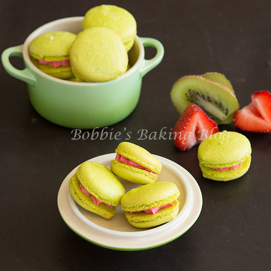 kiwi macarons kiwi macarons