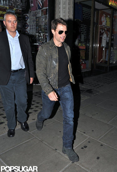 Tom Cruise left the back exit of Chinawhite.
Tom Cruise left the back exit of Chinawhite.