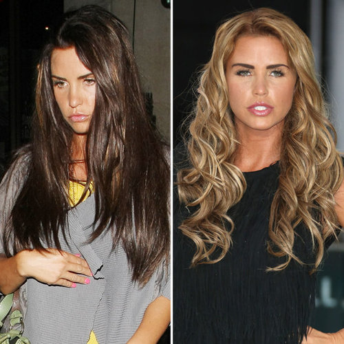 Katie Price New Brunette Hair
