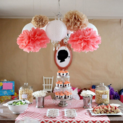 Chevron Silhouette Birthday Party