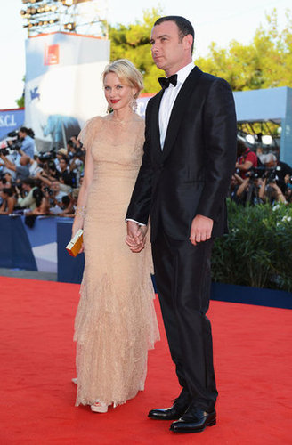 Naomi Watts and Liev Schreiber Hold Hands During His Venice Premiere Naomi Watts and Liev Schreiber Hold Hands During His Venice Premiere