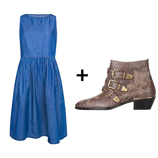We Love: Denim Dresses + Boots We Love: Denim Dresses + Boots