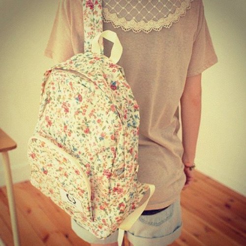 Wearing Our Backpacks on One Shoulder Wearing Our Backpacks on One Shoulder