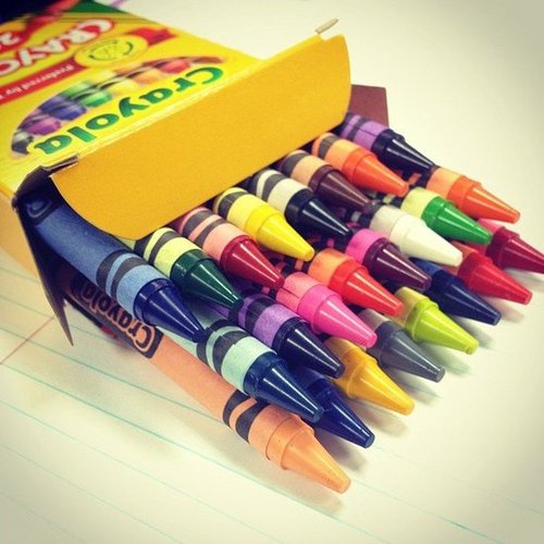 Buying a New Box of Crayons Buying a New Box of Crayons