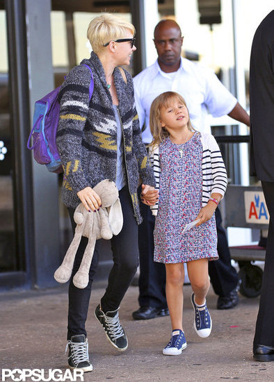 Michelle Williams and Matilda Ledger landed in NYC hand in hand.
Michelle Williams and Matilda Ledger landed in NYC hand in hand.