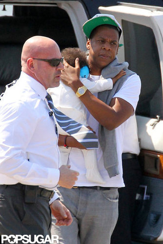 Jay-Z with baby Blue.
Jay-Z with baby Blue.