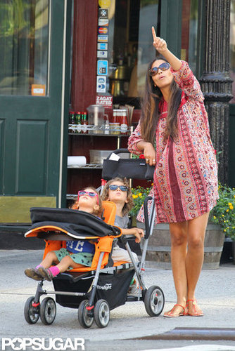 Camila Alves and Kids Keep Close to Matthew McConaughey in Manhattan Camila Alves and Kids Keep Close to Matthew McConaughey in Manhattan