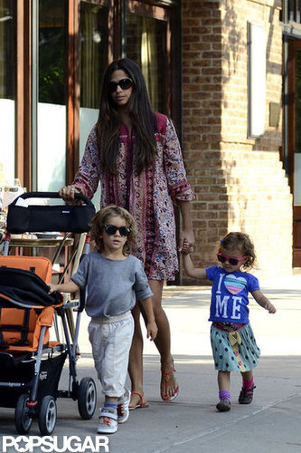 Camila Alves went for a stroll around NYC with Levi and Vida.
Camila Alves went for a stroll around NYC with Levi and Vida.