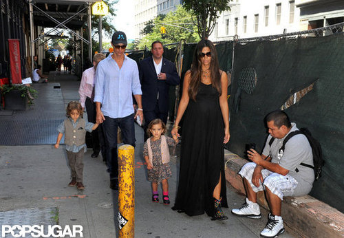 Camila Alves and Kids Keep Close to Matthew McConaughey in Manhattan Camila Alves and Kids Keep Close to Matthew McConaughey in Manhattan