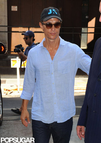 Camila Alves and Kids Keep Close to Matthew McConaughey in Manhattan Camila Alves and Kids Keep Close to Matthew McConaughey in Manhattan