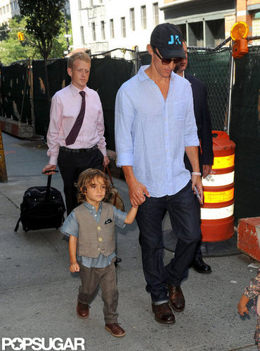 Camila Alves and Kids Keep Close to Matthew McConaughey in Manhattan Camila Alves and Kids Keep Close to Matthew McConaughey in Manhattan