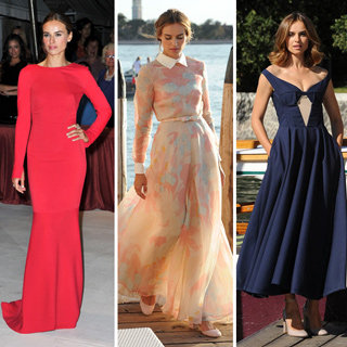 A Week in Chic: Kasia Smutniak in Valentino, Armani Prive, Jil Sander & More At Venice Film Festival 2012