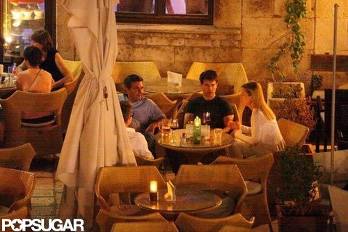 Tom Cruise enjoyed an evening with friends.
Tom Cruise enjoyed an evening with friends.